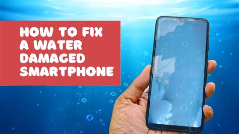 how to fix a phone that has water damage